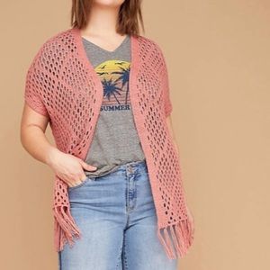 Lane Bryant Fringe Duster/Kimono size 18/20